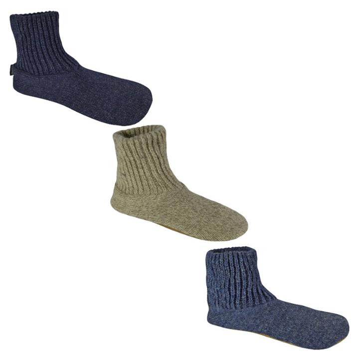 Men's Muk Luks Wool Slipper Socks - Blue L(10-11), Men's, Size: Large (10-11), Blue Blue