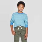 Boys' Long Sleeve T-shirt - Cat & Jack Blue S, Boy's,