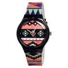 Women's Boum Miam Watch With Custom Patterned Dial,