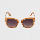 Women's Butterfly Cateye Sunglasses - A New Day Orange