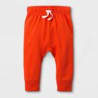 Baby Boys' Jogger Pull-on Pants - Cat & Jack Dark Orange Newborn