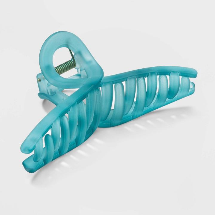 Frosted Loop Claw Clip - A New Day Blue