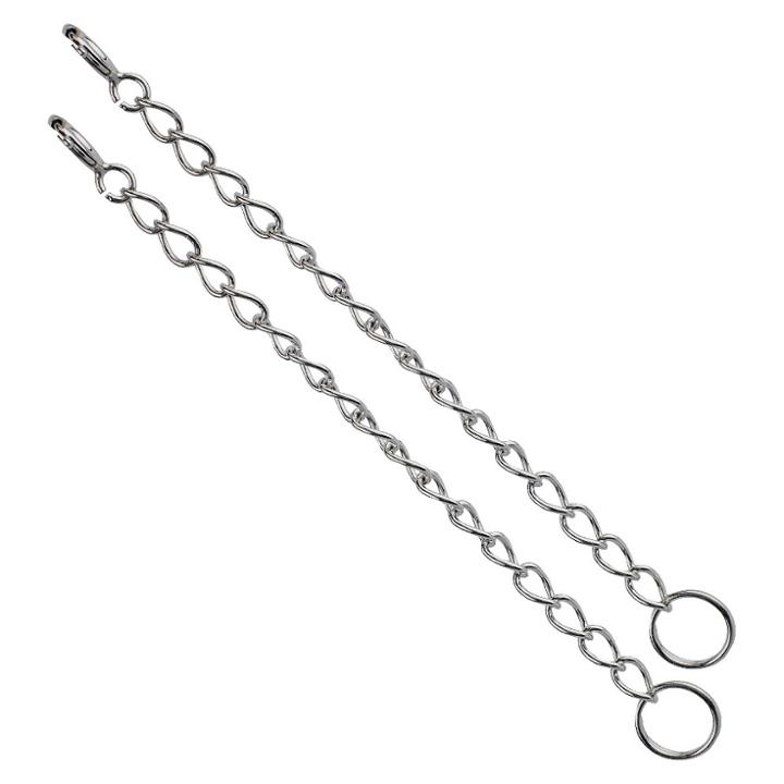Distributed By Target Sterling Silver Rhodium Plated Duo Chain Extender - Silver