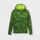 Boys' Tech Fleece Hooded Sweatshirt - All In Motion Camouflage Green