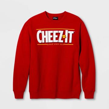 Men's Kellogg's Cheez It Graphic Crew Neck Sweatshirt - Red S, Men's,