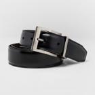 Men's Swiss Gear Reversible Contemporary Buckle Belt - Black/brown