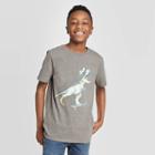 Boys' Dino On Scooter T-shirt - Cat & Jack Gray