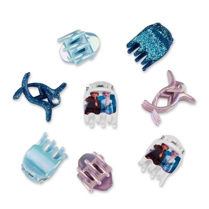 Scunci Frozen 2 Mini Jaw Clips - 8pk, White Pink Blue
