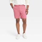Men's Every Wear 7 Slim Fit Flat Front Chino Shorts - Goodfellow & Co Red