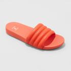 Women's Kendra Solid Slide Sandals - Shade & Shore Rust