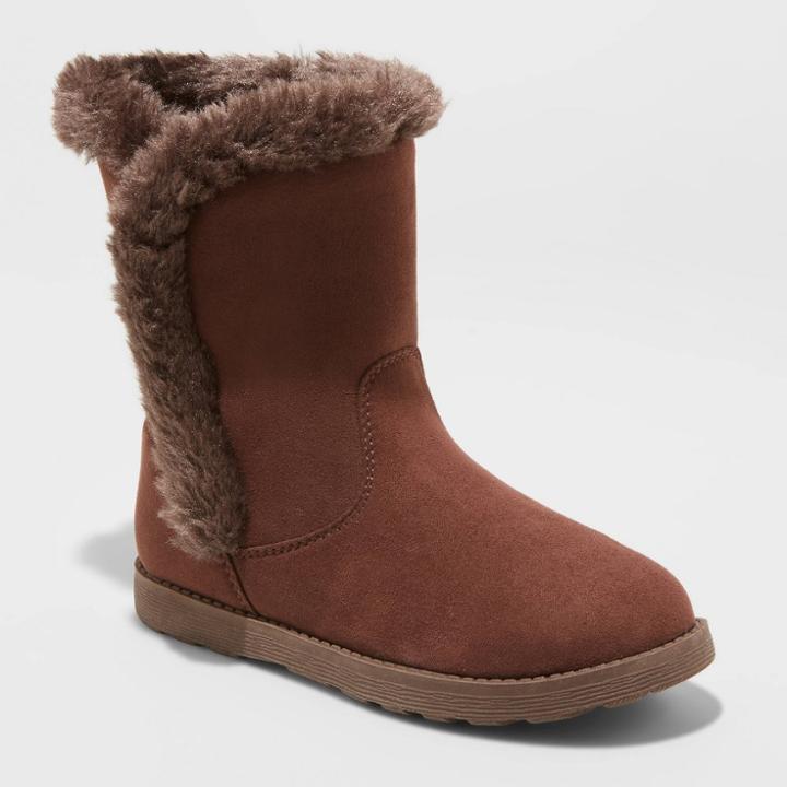 Girls' Hadlee Fashion Boots - Cat & Jack Brown