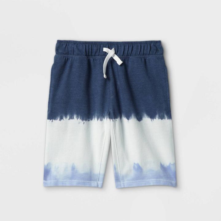 Boys' Knit Pull-on Shorts - Cat & Jack Blue/white