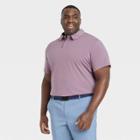 Men's Big & Tall Supima Cotton Polo Shirt - All In Motion Lilac Purple