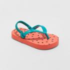 Toddler Girls' Keira Fruit Flip Flop Sandals - Cat & Jack Red
