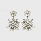 Sugarfix By Baublebar Icicle Drop Earrings - Clear, Girl's