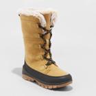 Women's Carla Wide Width Winter Boots - Universal Thread Tan