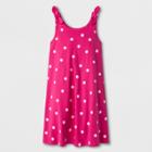 Girls' Polka Dot Knit Dress - Cat & Jack Pink