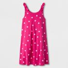 Girls' Polka Dot Knit Dress - Cat & Jack Pink