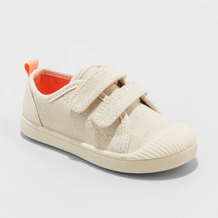Toddler Girls' Madge Casual Sneakers - Cat & Jack Beige 5, Toddler Girl's