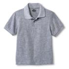 Dickies Boys' Pique Uniform Polo Shirt - Heather Gray S, Boy's, Size: Small, Grey Gray