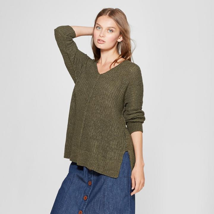 Women's Tunic Pullover - Universal Thread Olive (green)