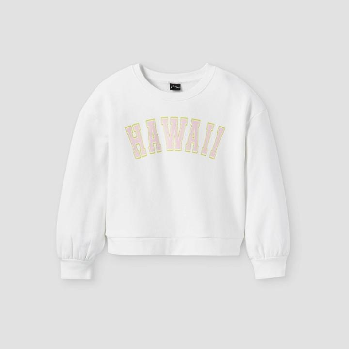 Kids' Crew Neck Sweatshirt - Art Class White
