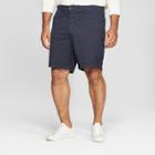 Men's Big & Tall 9 Linden Flat Front Chino Shorts - Goodfellow & Co Federal Blue