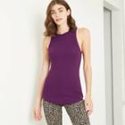 Women's Rib Layer Essential Tank Top - A New Day Purple
