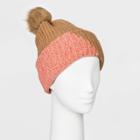 Women's Chenille Beanie - A New Day Maple One Size, Women's, Brown