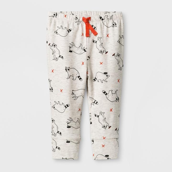 Baby Boys' Racoon Jogger Pants - Cat & Jack Heather
