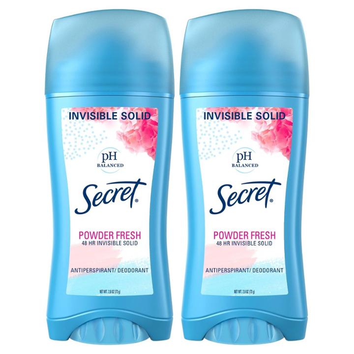 Secret Solid Antiperspirant And Deodorant, Powder Fresh Scent