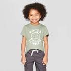 Toddler Boys' Short Sleeve Earth Friendly T-shirt - Cat & Jack Olive