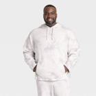 Men's Big & Tall French Terry Hooded Sweatshirt - All In Motion Cream