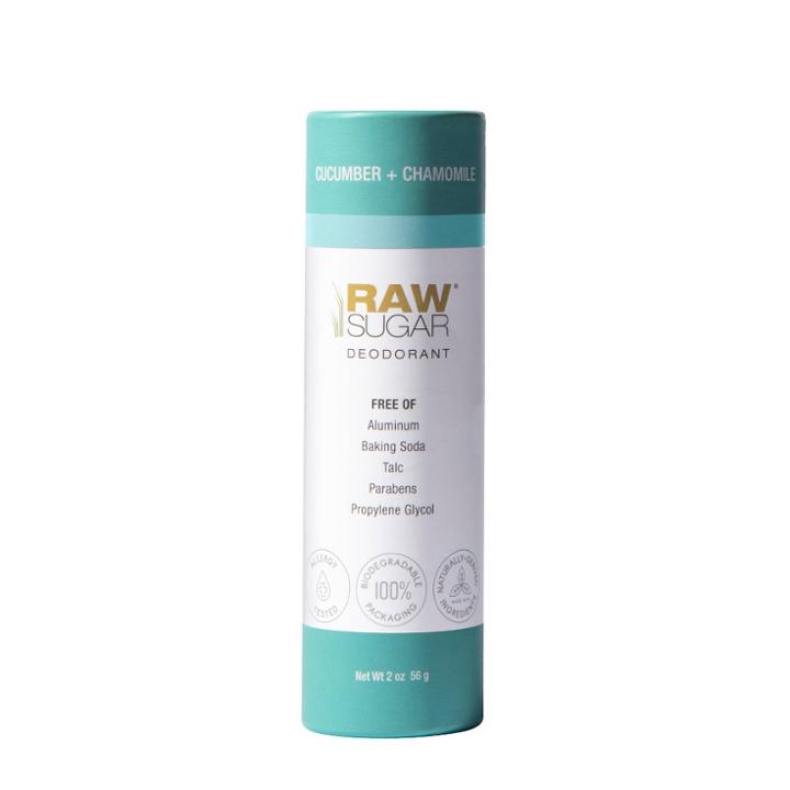 Raw Sugar Cucumber + Chamomile Aluminum Free Deodorant