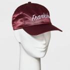 Mighty Fine Frankie's Satin Baseball Hat - Burgundy, Red