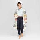 Women's Plus Size Striped Duster Cardigan - Universal Thread 3x,