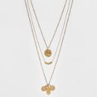 Target Chain Link With Coin Charms Layered Necklace - Wild Fable Gold
