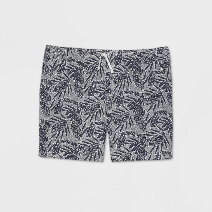 Men's Big & Tall 8 Pull-on Shorts - Goodfellow & Co Blue