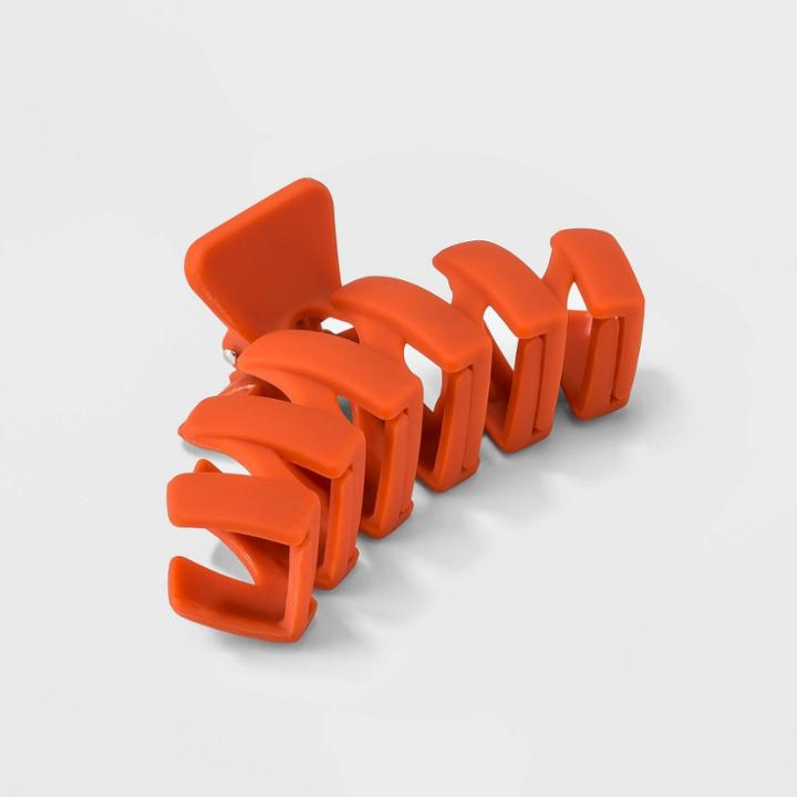 Zig Zag Claw Hair Clips - Universal Thread Orange