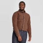 Men's Tall Standard Fit Long Sleeve Poplin Button-down Shirt - Goodfellow & Co Gold