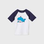 Petitetoddler Boys' Whale Short Sleeve Rash Guard Swim Shirt - Cat & Jack Blue