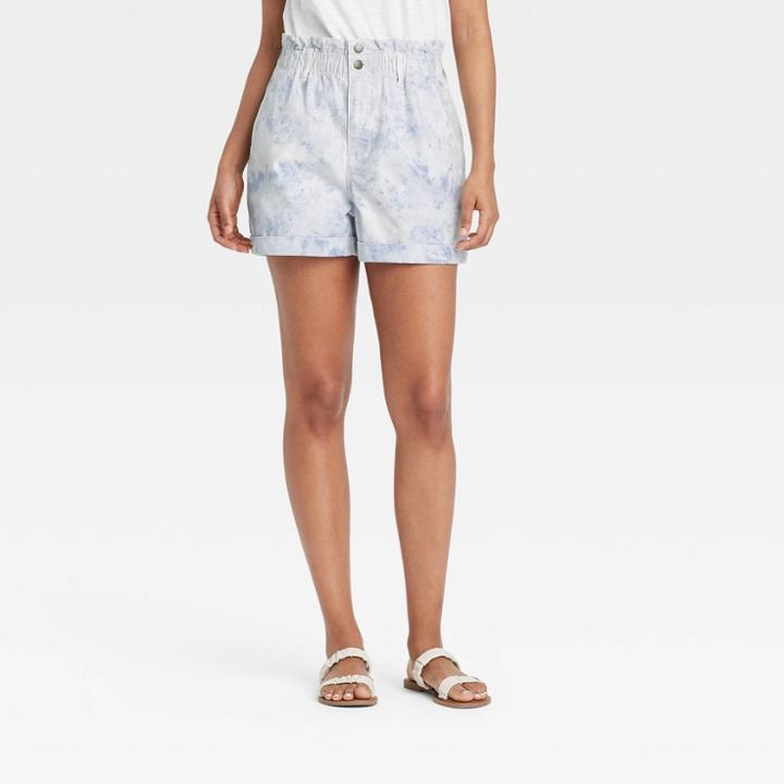 Women's High-rise Shorts - Universal Thread Blue