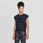 Petiteumbro Women's Short Sleeve Roll Cuff T-shirt - Black