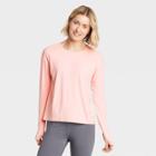 Women's Long Sleeve Run T-shirt - All In Motion Pink
