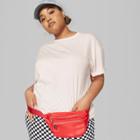 Women's Plus Size Short Sleeve Boxy T-shirt - Wild Fable Washed Pink