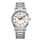 Men's Wenger Attitude Heritage Day/date - Swiss Made - Off-white Dial Stainless Steel Bracelet - White, Off White