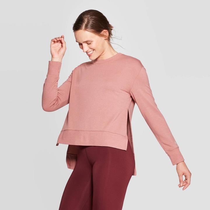 Women's Cozy Layering Sweatshirt - Joylab Burlwood