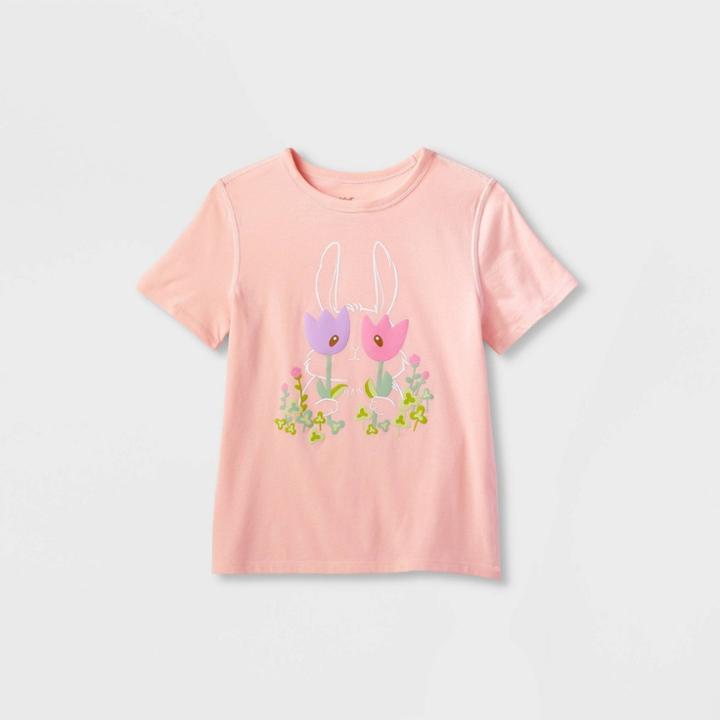 Kids' Adaptive Bunny Graphic T-shirt - Cat & Jack
