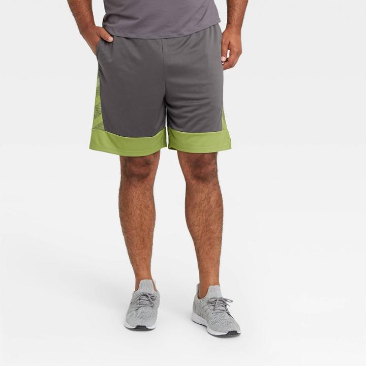 Men's Basketball Shorts - All In Motion Gray