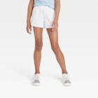 Kids' Fleece Shorts - Art Class White